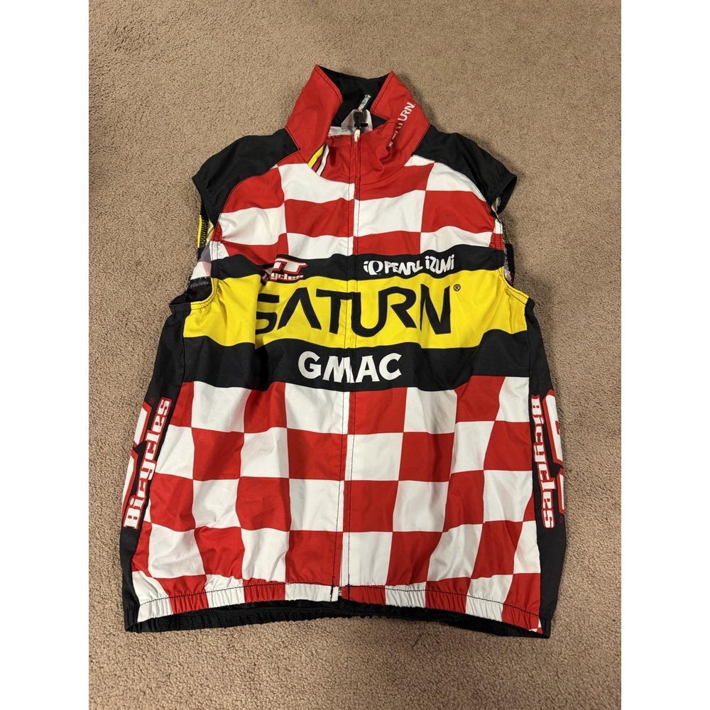 Vintage Pearl Izumi Saturn Cycling Jersey Mens Large Multicolor GT Road USA
